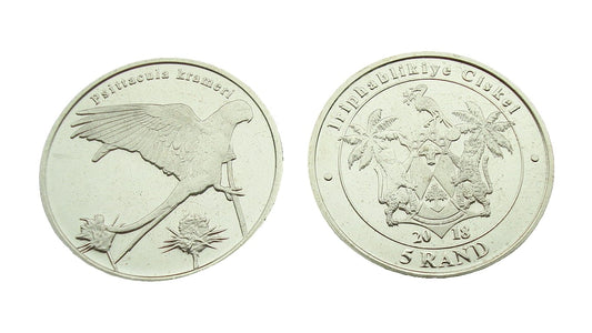 RPA Ciskei 5 randów Papuga 2018