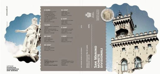 KMS SAN MARINO zestaw menniczy x8 2015