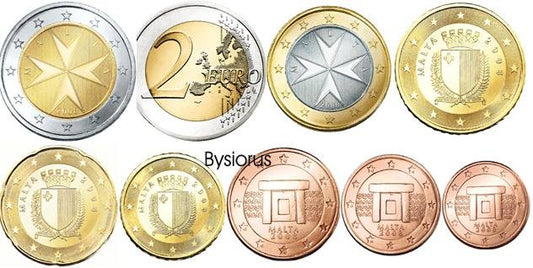 Euro set Malta zestaw menniczy x 8 2008/2016