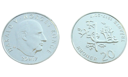 Norwegia 20 koron 100 lat Kongresu Sami 2017