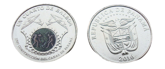 Panama 1/4 balboa Budowa kanału 2016 nr 1
