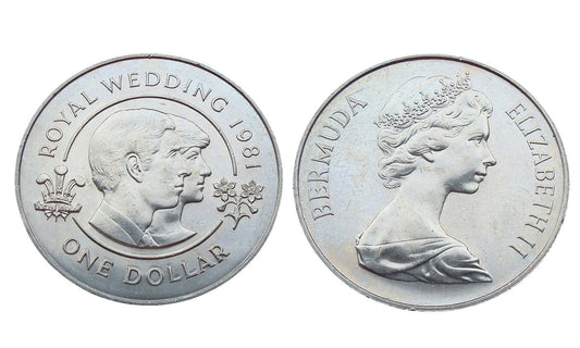 Bermudy 1 $ Ślub Diany i Karola 1981