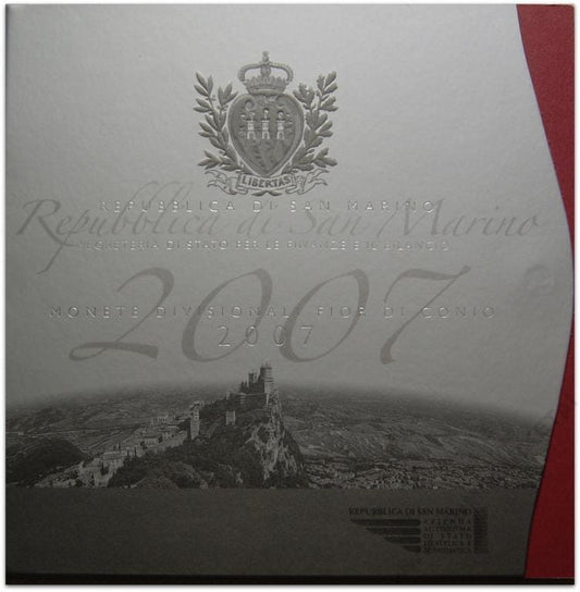 KMS SAN MARINO zestaw menniczy x9 2007