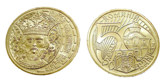 Rumunia 50 bani 625. r. Mircza Stary 2011