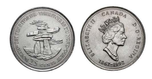 Kanada 25 c Northwest Teritories 1992