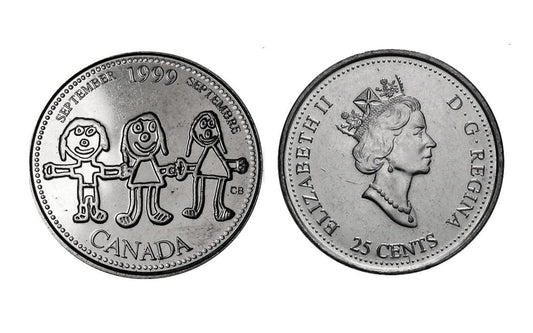 Kanada 25 c Millennium September 1999