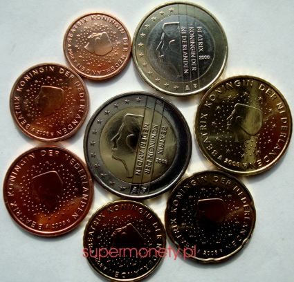 Euro set HOLANDIA zestaw menniczy x 8 2008