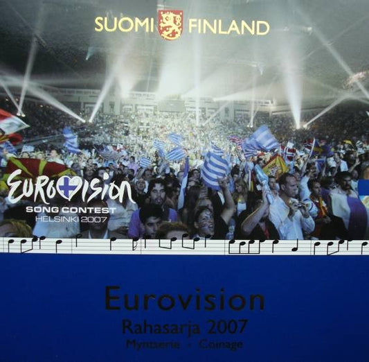 KMS FINLANDIA Eurowizja  zestaw menniczy x8 2007