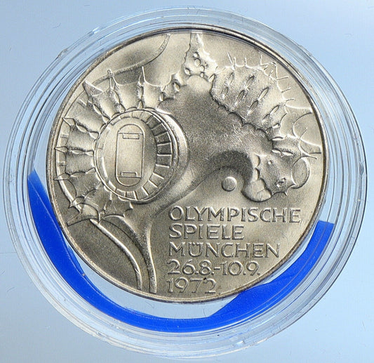 Niemcy 10 marek Olimpiada w Monachium 1972 Ag 15,5g