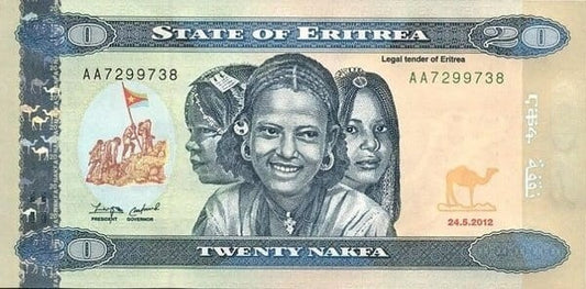 Erytrea 20 nakfa Rolnicy 2012 P-12