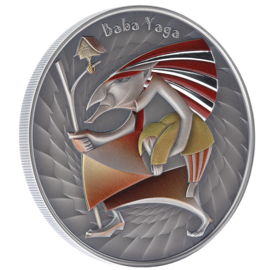 Niue 2$ World of Cryptids - Baba Yaga Ag999 1 oz 2023