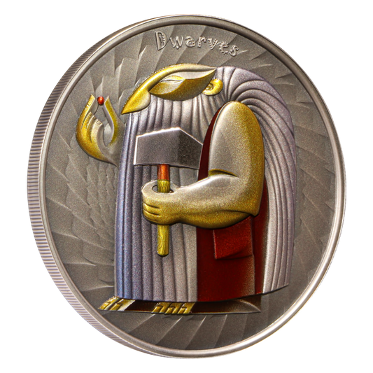 Niue 2 $ Worlds of Cryptids - Dwarves Ag999 1 oz 2023