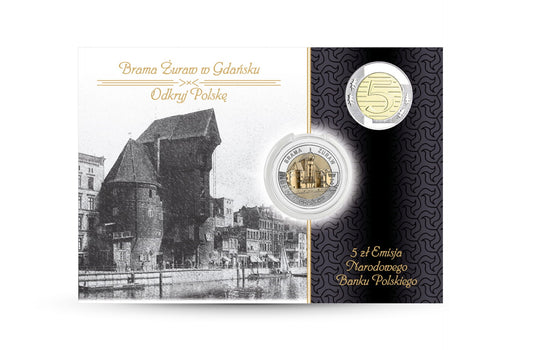 Blister Brama Żuraw w Gdańsku 2021 nr 13 + kapsel