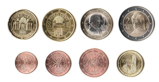 Euro set AUSTRIA zestaw menniczy x 8 2023