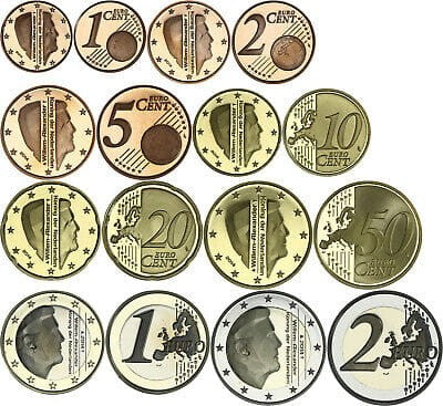 Euro set HOLANDIA zestaw menniczy x 8 2014