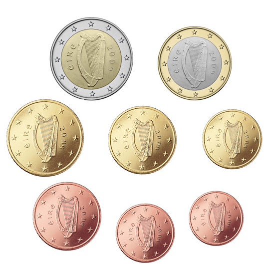 Euro set Irlandia zestaw menniczy x 8 2009