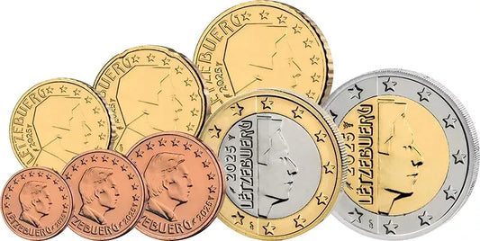 Euro set Luksemburg zestaw menniczy x 8 2025