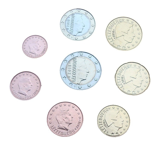 Euro set Luksemburg zestaw menniczy x 8 mix