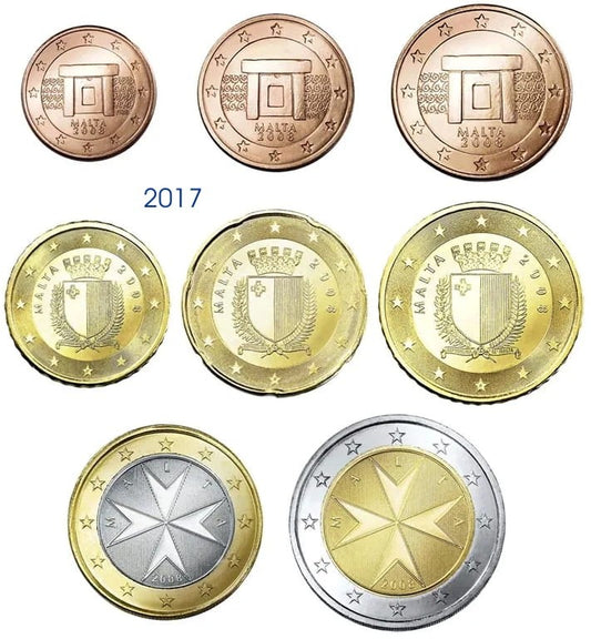 Euro set Malta zestaw menniczy x 8 2017