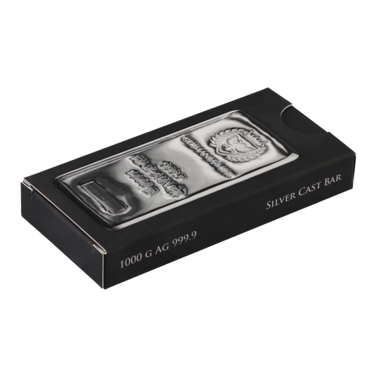 Germania Mint Silver Cast Bar 1000 g Ag.999,9