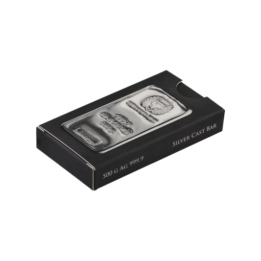 Germania Mint Silver Cast Bar 500 g Ag.999,9