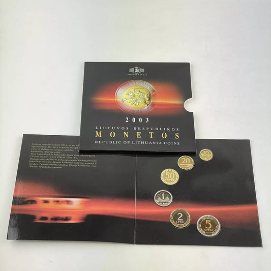 KMS Litwa zestaw menniczy x 6 2003