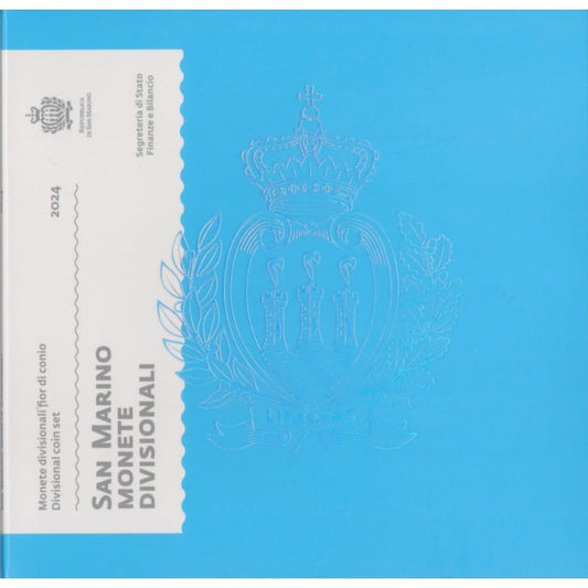 KMS SAN MARINO zestaw menniczy x8 2024