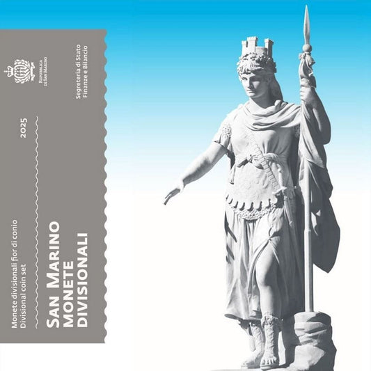 KMS SAN MARINO zestaw menniczy x8 2025