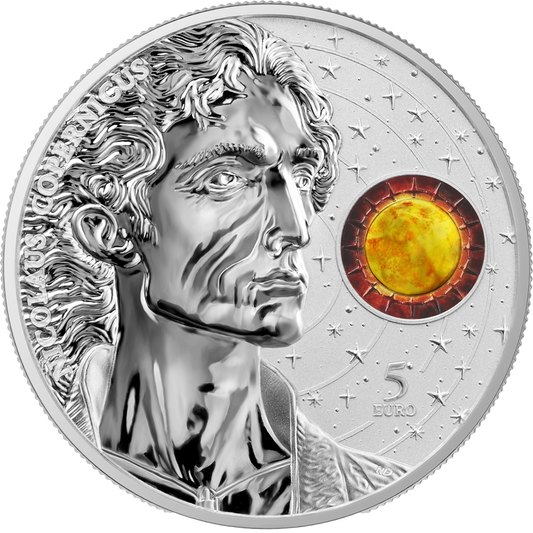 Malta 5 euro Mikołaj Kopernik 1ozAg.999 2023