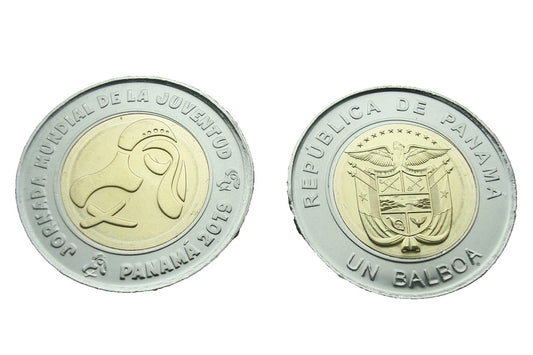 Panama 1 balboa Światowe Dni młodzieży 2019 nr6