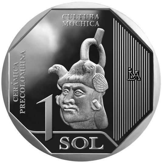 Peru 1 sol Pre-Kolumbijska ceramika - Mochica 2024