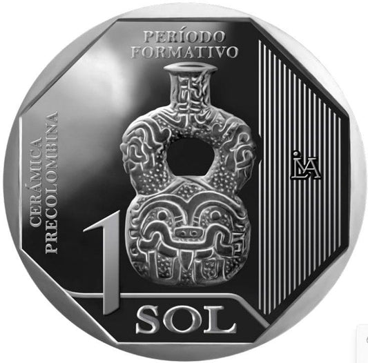 Peru 1 sol Pre-Kolumbijska ceramika 2024