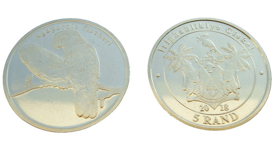 RPA Ciskei 5 randów Papużka nierozłączka 2018