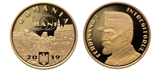 Rumunia 50 bani Ferdynand I 2019