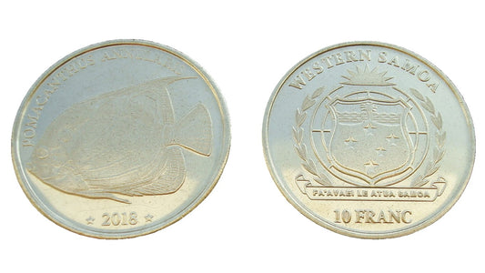 Samoa zachodnie 10 fr Ustniczek 2018