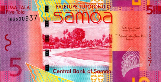 Samoa 5 tala Rezydencja 2017 P-38c