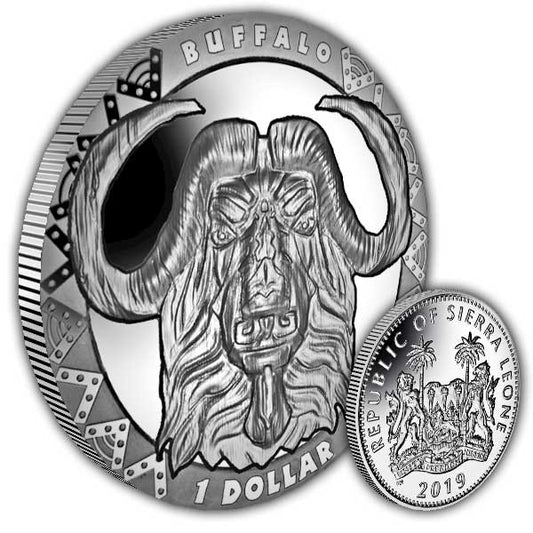 Sierra Leone 1$ Bawół 2019