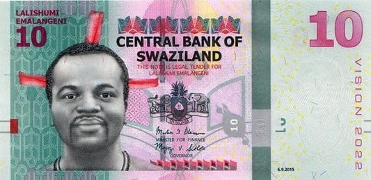 Swaziland 10 emalangeni Tańce 2015 P-41