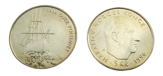 Norwegia 5 koron Powrót z Arktyki 1996