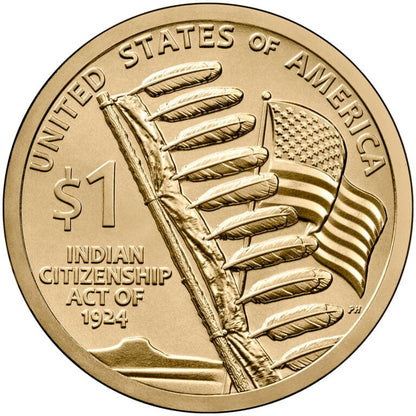 USA 1$ Rdzenni amerykanie  Indian Citizenship Act 2024